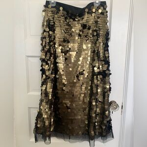 Banana Republic sequin midi skirt